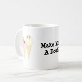 Mug Faites le mien un double (Devant gauche)