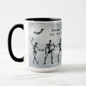 Mug Faites Le Skeleton Slide ! Skeletons dansants (Gauche)