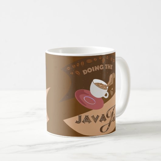 Mug Faites le swing de Java (Devant droit)