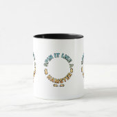 Mug Faites-le tourner comme un hamster, un design amus (Centre)