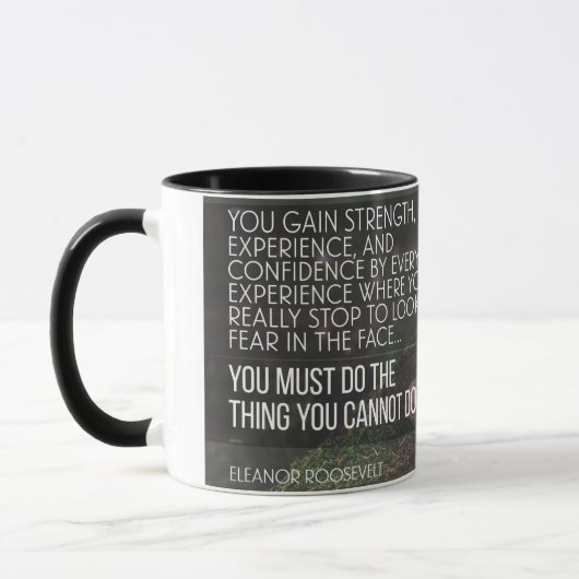 Mug Faites Les Choses Que Vous Ne Pouvez Pas Faire (Gauche)