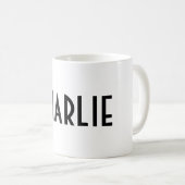 Mug Faites ma propre nomination nommée faite sur (Devant droit)