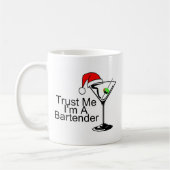 Mug Faites-moi confiance Im un barman Martini (Gauche)