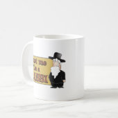 Mug Faites-moi confiance - je suis RABBIN - grand (Devant gauche)