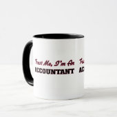 Mug Faites-moi confiance je suis un comptable (Devant gauche)