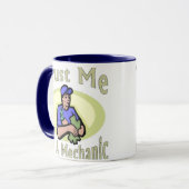 Mug Faites-moi confiance Je suis un mécanicien (Devant gauche)