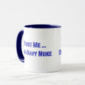 Mug Faites-moi confiance je suis une arme nucléaire de (Devant gauche)