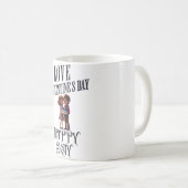 Mug "Faites passer l'amour avec le logo de notre joyeu (Devant droit)