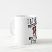 Mug "Faites passer l'amour avec le logo de notre joyeu (Devant gauche)