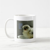 Mug Faites plus de ce qui vous rend heureux Chick assi (Gauche)