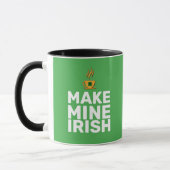 Mug Faites que le mien soit irlandais cool drôle (Gauche)
