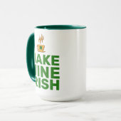 Mug Faites que le mien soit irlandais cool drôle (Devant gauche)