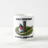 Mug Faites quotidien un jour d'Open Source (le duc) (Centre)