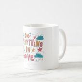 Mug Faites tout en amour (Devant droit)