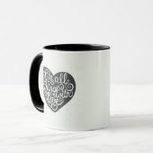 Mug Faites tout les choses avec amour (Devant gauche)