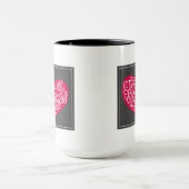 Mug Faites tout les choses avec le rouge d'amour (Centre)