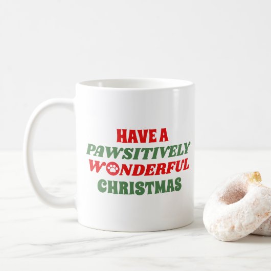 Mug Faites un Noël à la beauté de la pudeur (Avec donut)