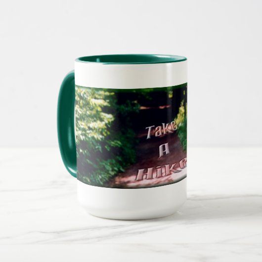 Mug Faites une randonnée (Devant gauche)