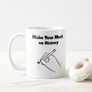 Mug Faites votre marque sur l'histoire
