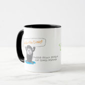 Mug Faites votre partie pour trouver un traitement ! (Devant gauche)