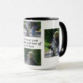 Mug Faites votre propre collage photo et texte (Devant droit)