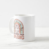 Mug Faites votre propre cuisine magique Boho Rainbow K (Devant gauche)