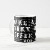 Mug Faites votre propre devis Funky Personnalisé | Noi (Devant gauche)