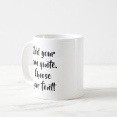 Mug Faites votre propre devis personnalisé (Devant gauche)