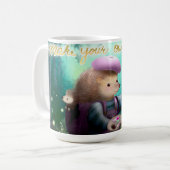 Mug Faites votre propre hérisson magique, Porcupine (Devant gauche)