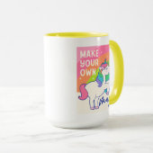 Mug Faites votre propre magie | Cute Unicorn (Devant droit)