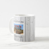 Mug Faites votre propre maison d'été de plage de (Devant gauche)