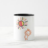 Mug faites votre propre soleil (Centre)