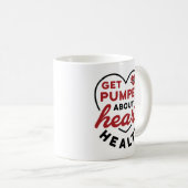 Mug Faites-vous taper sur la santé cardiovasculaire (Devant droit)