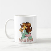 Mug Faites-vous une beauté avec un design de café (Gauche)