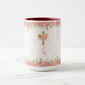 Mug Faith Cadeau Floral Cross (Centre)