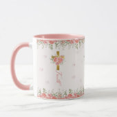 Mug Faith Cadeau Floral Cross (Gauche)