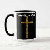 Mug Faith Cross Gold - À Porter (Gauche)