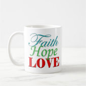 Mug "Faith Hope & Love" (Gauche)