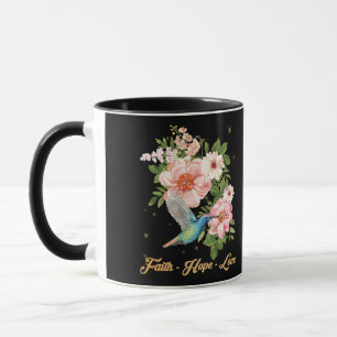 Mug Faith Hope Love Hummingbird Picture Bird Imprimer
