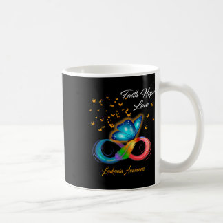 Mug Faith Hope Love Leukemia Sensibilisation