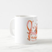 Mug Faith Hope Love MS Awareness Dragonfly (Devant gauche)