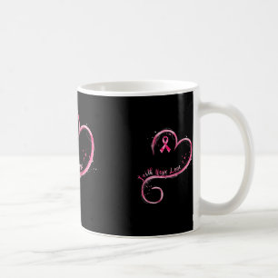 Mug Faith Hope Love Pink Ribbon Cancer du sein Prix