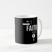 Mug Faith Nom personnalisé Cadeau Anniversaire (Devant droit)