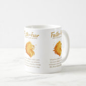 Mug Faith Over Fear (Animé Glory Edition) (Devant droit)