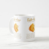 Mug Faith Over Fear (Animé Glory Edition) (Devant gauche)