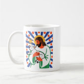 Mug Faith Shepherd Lamb Peaceful Divine Sritual Design (Gauche)