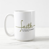 Mug Faith to move Mountains (Gauche)