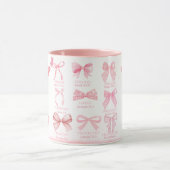Mug Faithful & Beautiful – Pink Bow Christian Affirmat (Centre)