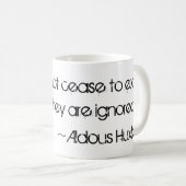 Mug "Faits" Aldous Huxley (Devant droit)