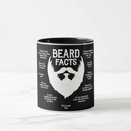 Mug Faits de barbe (blancs) (Centre)